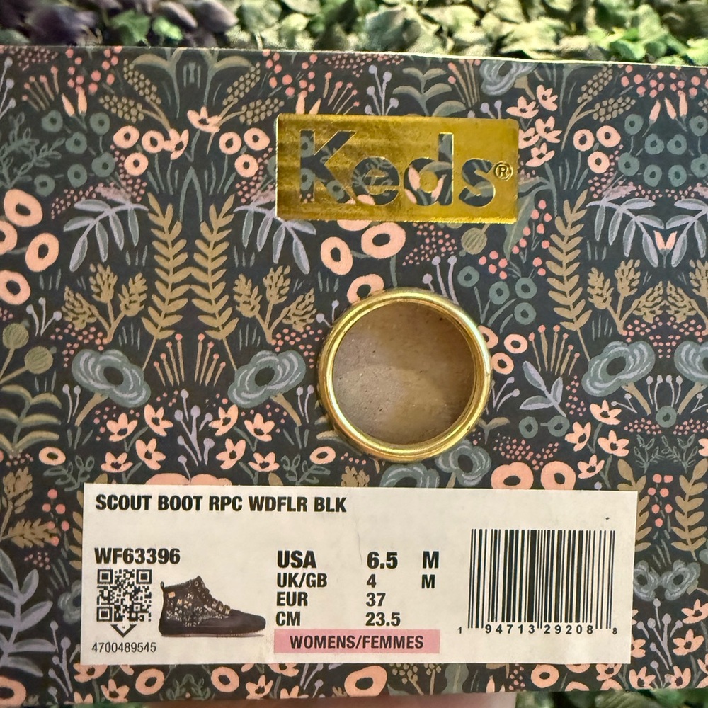 Keds Scout Boot RPC Wildflower Black | Women’s 6.5 | Brand New - Picture 4 of 5